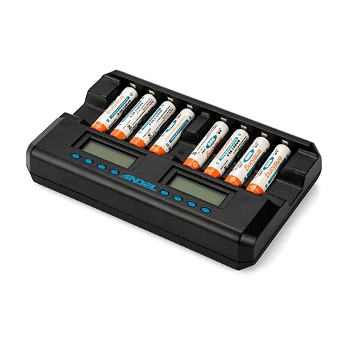 Universal 8 Slot Smart AA AAA NIMH Rechargeable