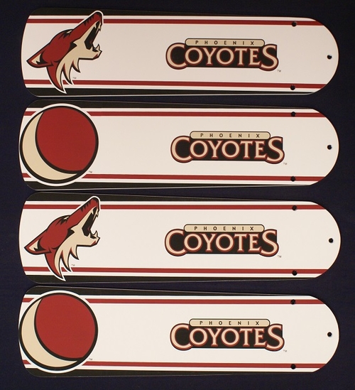 Ceiling Fan Designers 42SET-NHL-PHX 42 in. NHL Phoenix Coyotes Ceiling