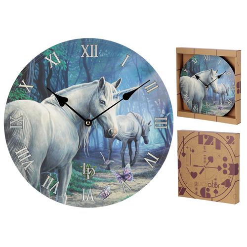 Decorative Unicorn The Journey Home Lisa Parker Wall Clock