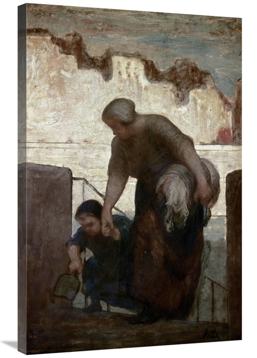 Global Gallery GCS-277269-36-142 36 in. Laundress Art Print - Honore D