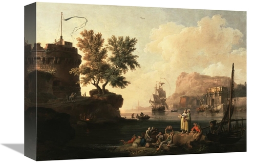 Global Gallery GCS-460005-1216-142 12 x 16 in. Mediterranean Harbor Sc