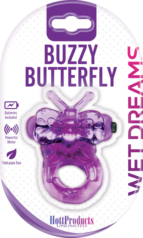 Purrfect Pet Buzzy Butterfly - Purple