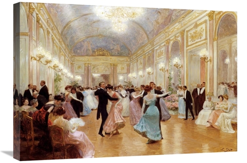 Global Gallery GCS-268013-30-142 30 in. The Ball Art Print - Victor Gi