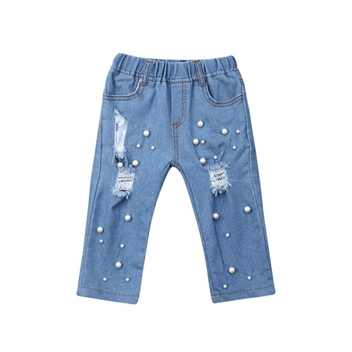 2-7Y Fashion Kids Baby Girl Denim Pants