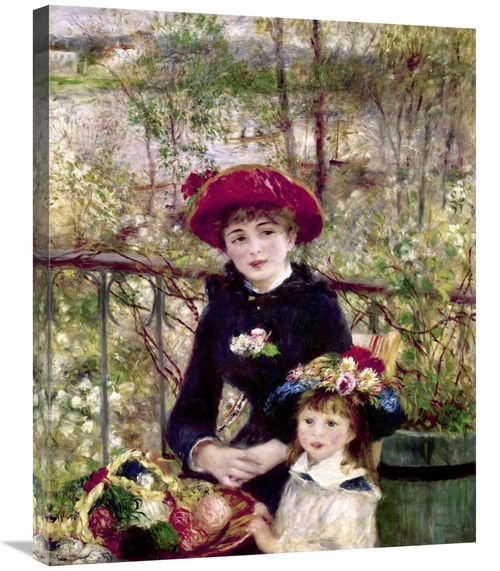 Global Gallery GCS-279688-30-142 30 in. Two Sisters - On the Terrace A