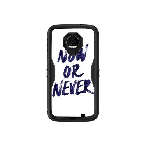 MightySkins MOZDED-Now Or Never Skin for Otterbox Moto Z Force Droid D