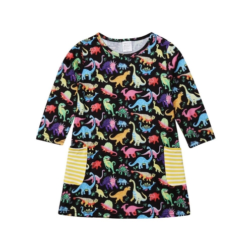 2018 Cute Toddler Kids Baby Girls Autumn Cartoon