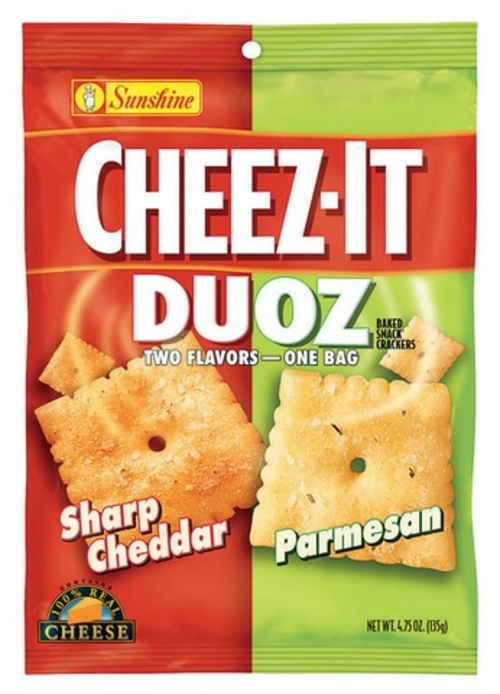 Cheez-It 24100-55728 4.3 oz Du oz Snack Cracker - pack of 6