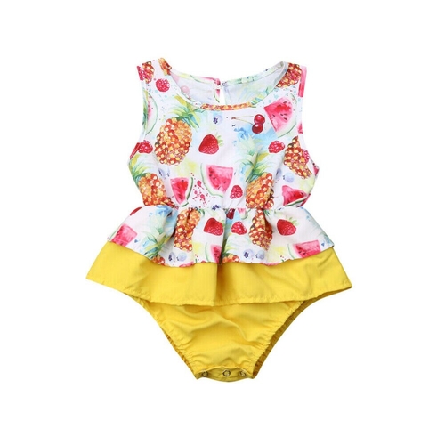 Toddler Kids Baby Girl Boys Bodysuits Summer