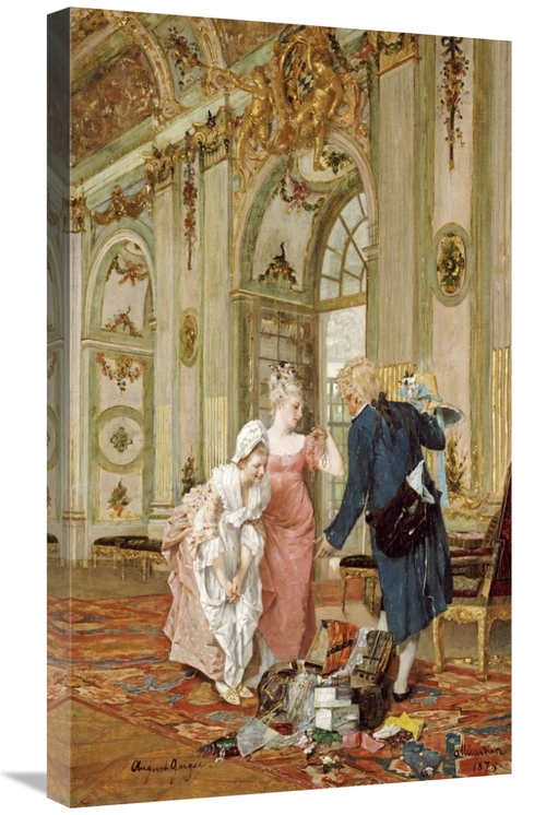 Global Gallery GCS-268007-30-142 30 in. The Visiting Salesman Art Prin