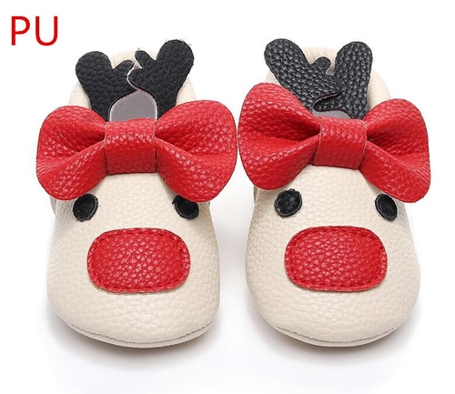 2019 customs reindeer style with red bow PU