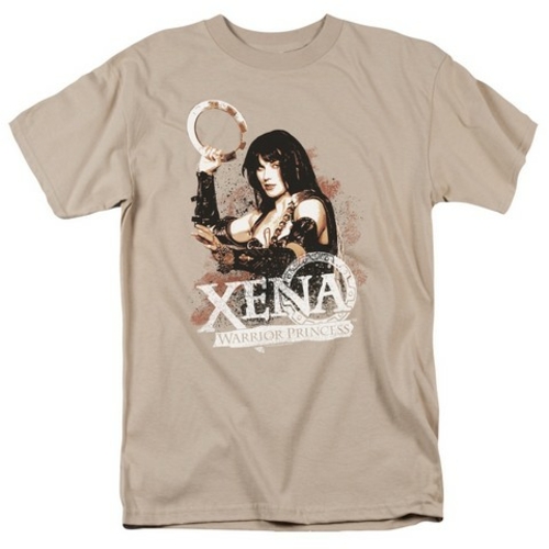 Trevco Xena-Princess Short Sleeve Adult 18-1 Tee, Sand - Medium