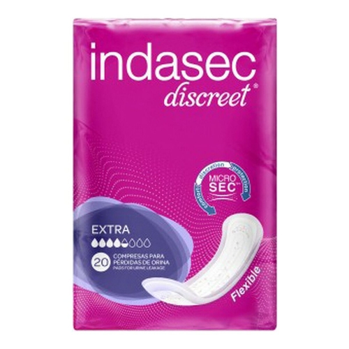 Normal Sanitary Pads Indasec Discreet (20 uds)