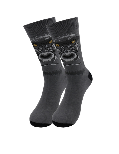 Sick Socks – Gorilla – Exotic Animals Casual Dress Socks