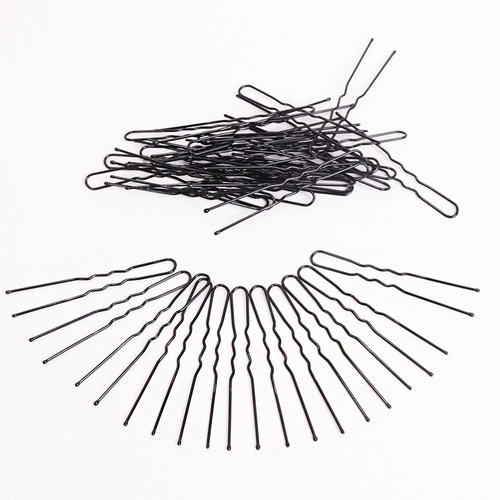 40PCS/Lot Simple Black Hair Pins Womens 6CM DIY