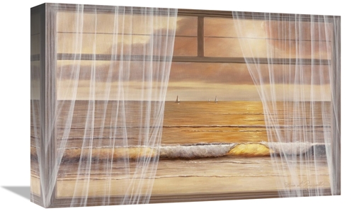 Global Gallery GCS-393991-1218-142 12 x 18 in. View of the Sunset Art 