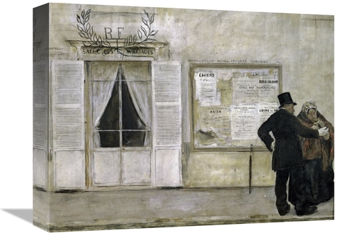 Global Gallery GCS-282701-16-142 16 in. Guests Awaiting a Wedding Art 