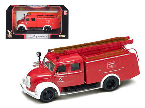 1961 Magirus Deutz Mercur TLF-16 Red/White 1/43 Diecast Model Car by