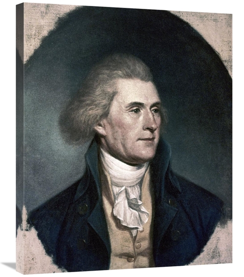 Global Gallery GCS-281164-30-142 30 in. Thomas Jefferson Art Print - U