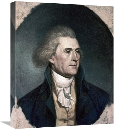 Global Gallery GCS-281164-22-142 22 in. Thomas Jefferson Art Print - U