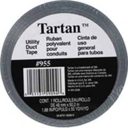 3m 817564 Tartan Utility Duct Tape - Silver- 1.88 in. x 55 Yard
