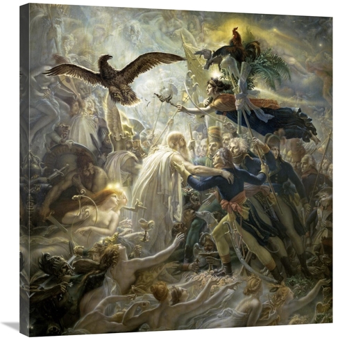 Global Gallery GCS-281972-30-142 30 in. The Shadows of the French Warr