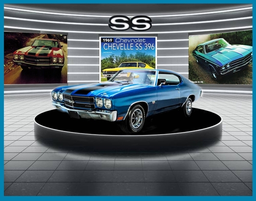 1969 Chevy Chevelle Mouse Pad Classic Muscle Cars Hot Rods