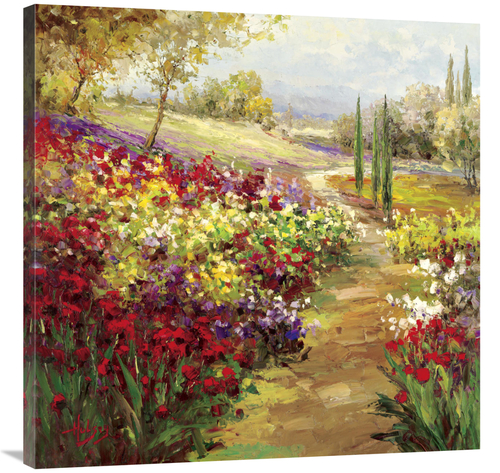 Global Gallery GCS-130170-3636-142 36 x 36 in. Trainee De Fleur Art Pr