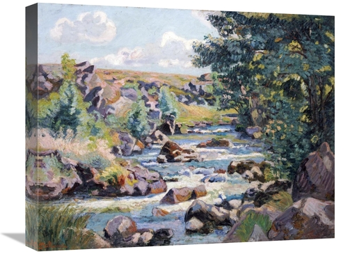 Global Gallery GCS-266467-22-142 22 in. Pontgibaud Countryside Art Pri