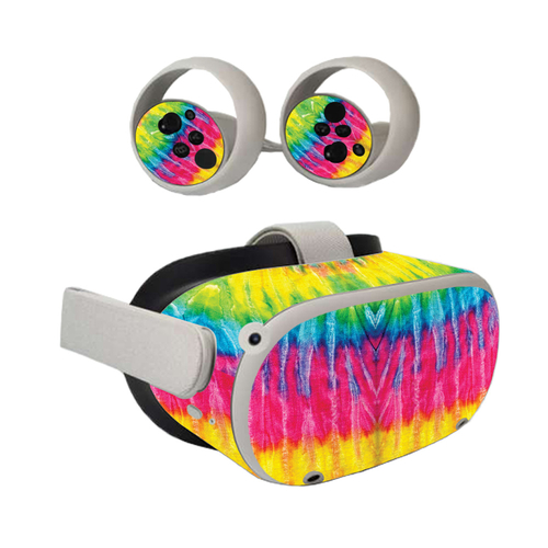 MightySkins OCQU2-Tie Dye 2 Skin for Oculus Quest 2 - Tie Dye 2