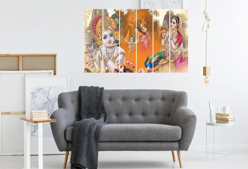 Set Of 5 Wall Painting multiple Frame For Home Decoration, Living