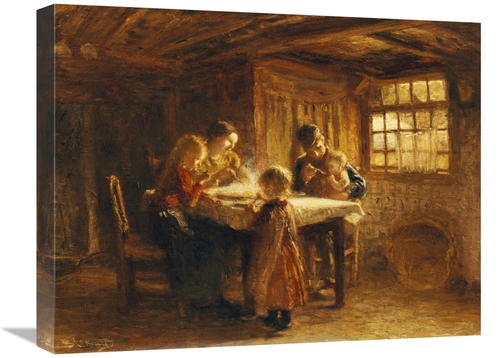 Global Gallery GCS-267752-22-142 22 in. The Family Meal Art Print - Be