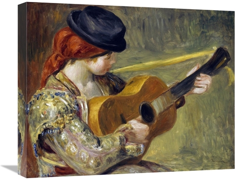 Global Gallery GCS-267135-22-142 22 in. Girl with a Guitar, 1897 A