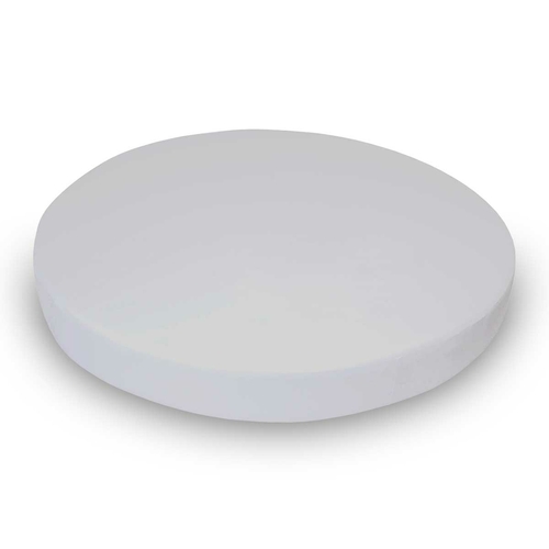 SheetWorld Fitted Round Crib Sheet - 100% Cotton Jersey - Silver Grey,
