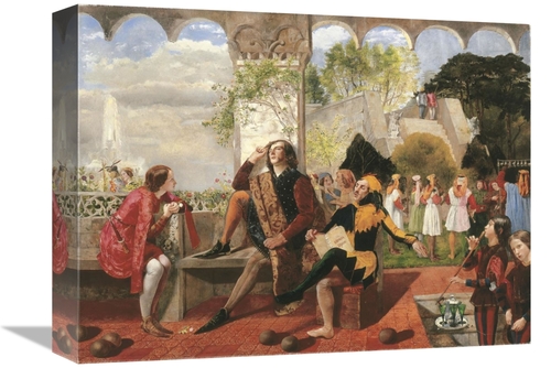 Global Gallery GCS-266215-16-142 16 in. Twelfth Night - Act II, Sc