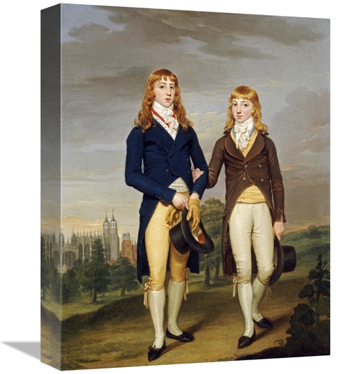 Global Gallery GCS-267629-16-142 16 in. Portrait of Two Eton Schoolboy