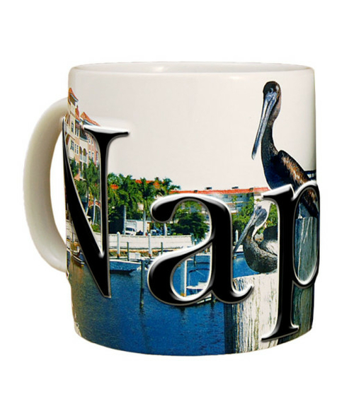 Americaware SMNPL01 Naples 18 oz Full Color Collage Mug