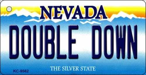 Smart Blonde KC-9562 1.5 x 3 in. Double Down Nevada Background Novelty