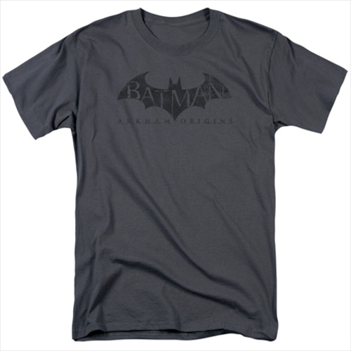 Batman Arkham Origins-Crackle Logo - Short Sleeve Adult 18-1 Tee, 