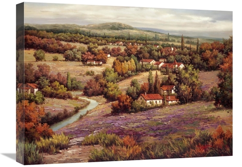 Global Gallery GCS-131279-1824-142 18 x 24 in. Villagio Distante I Art