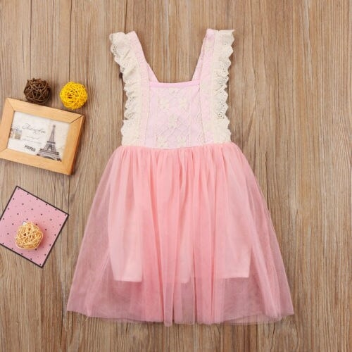 Fashion Toddler Kids Girls Princess Lace Tulle