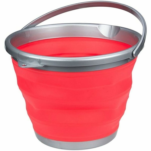 Beach Bucket Abbey Camp SR021WLKOG Red Foldable 15 L