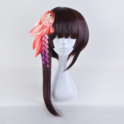 Anime Onmyoji Kagura Layered Cosplay Wig Synthetic