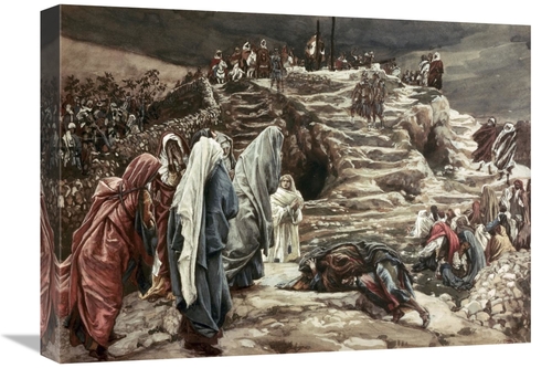 Global Gallery GCS-280338-22-142 22 in. Holy Women Look on From Afar A