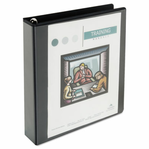 Universal 30759 Comfort Grip Round Ring View Binder- 1.5 in. Capacity-