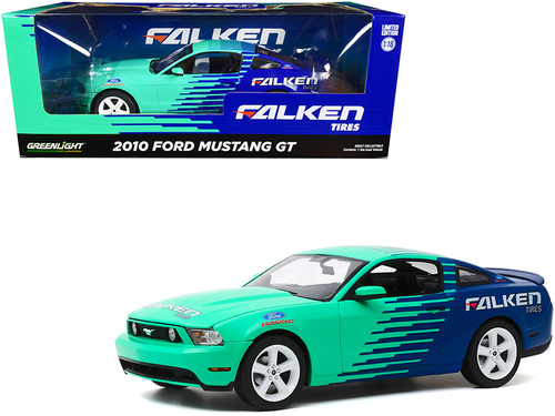 2010 Ford Mustang GT \Falken Tires\" 1/18 Diecast Model Car by
