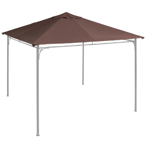 Outsunny 10ftx10ft Square Gazebo Canopy Replacement UV Protected Top