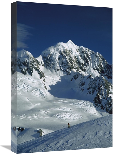 Global Gallery GCS-453400-1624-142 16 x 24 in. Ski Mountaineer Near Su