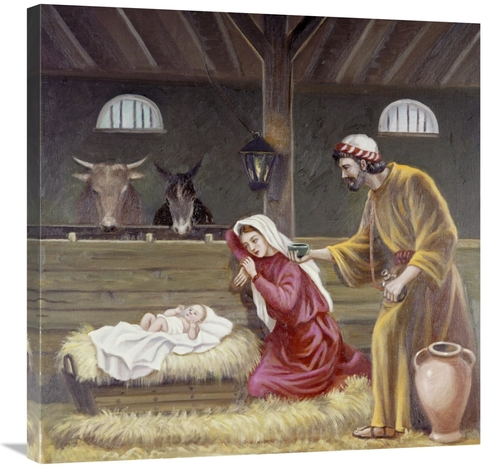 Global Gallery GCS-276725-30-142 30 in. Nativity Art Print - Vittorio 