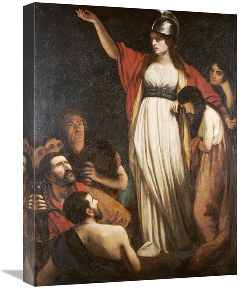 Global Gallery GCS-266958-22-142 22 in. Boadicea Haranguing the Briton